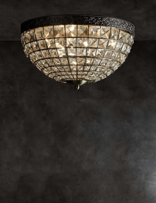 Gem ball ceiling light