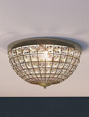 Gem Ball Flush Ceiling Light Image 2 of 6