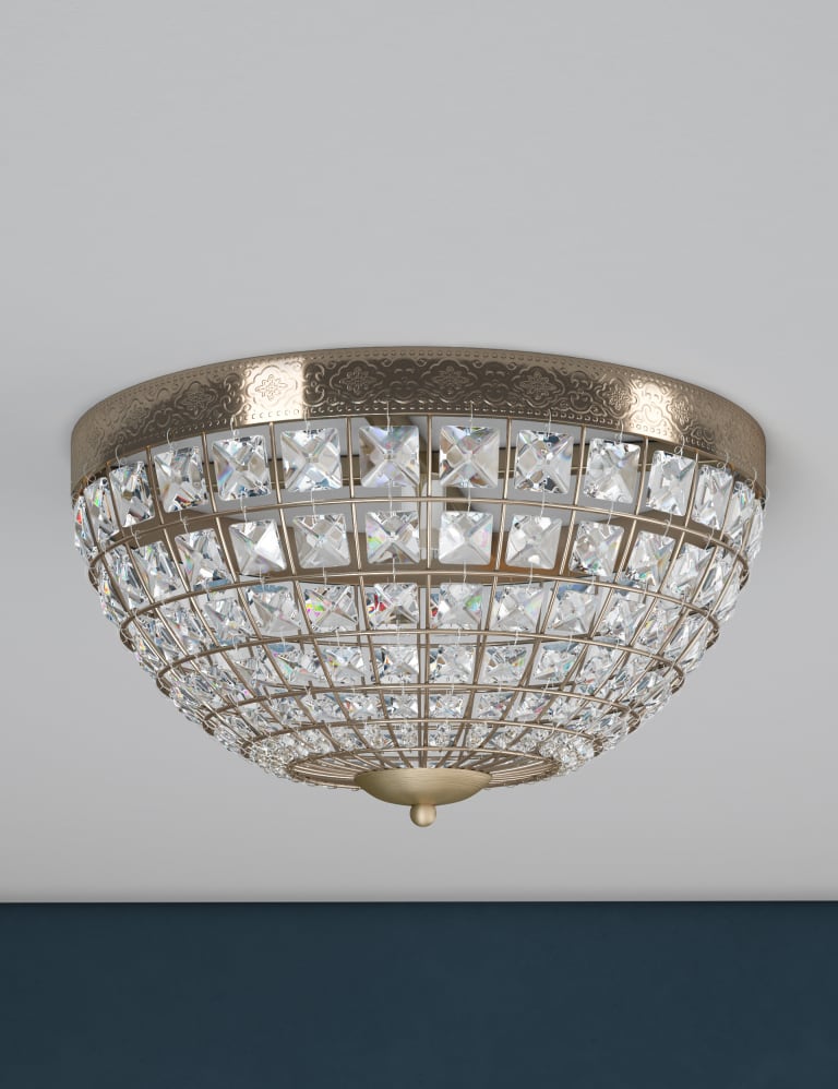 Gem Ball Flush Ceiling Light M S Collection M S