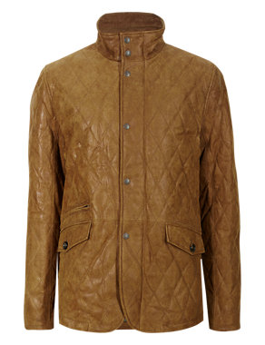 Genuine Leather Jacket with Thinsulate™ Image 2 of 7