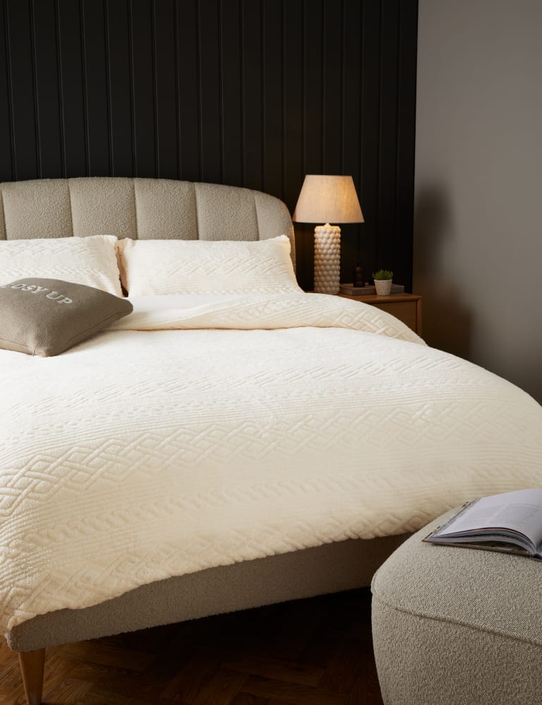 M&s teddy outlet fleece duvet