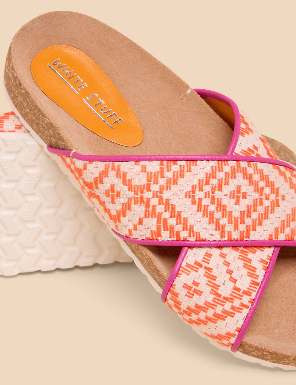 Geometric Footbed Sandals 2 of 4