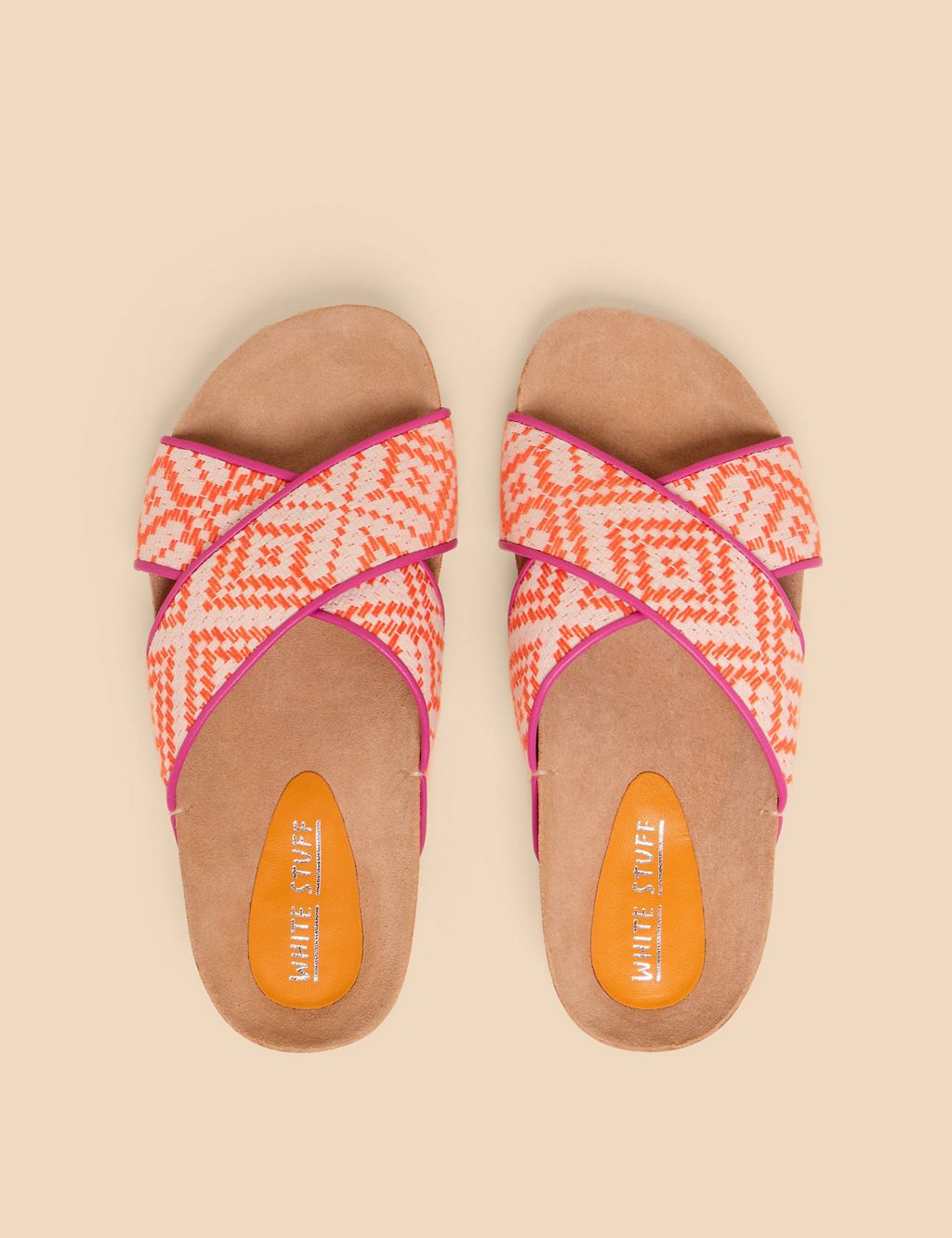 Geometric Footbed Sandals 1 of 4