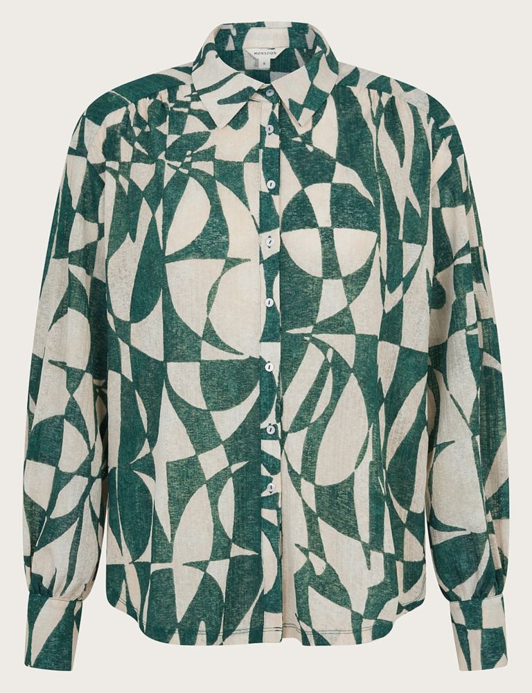 Geometric Long Sleeve Shirt 2 of 5
