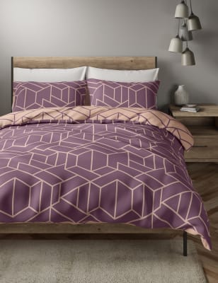 Geometric Print Bedding Set M S