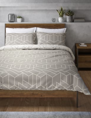 Geometric Print Bedding Set M S