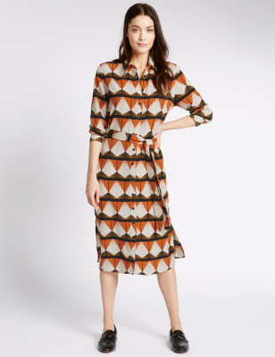 Marks and hotsell spencer shirt dress