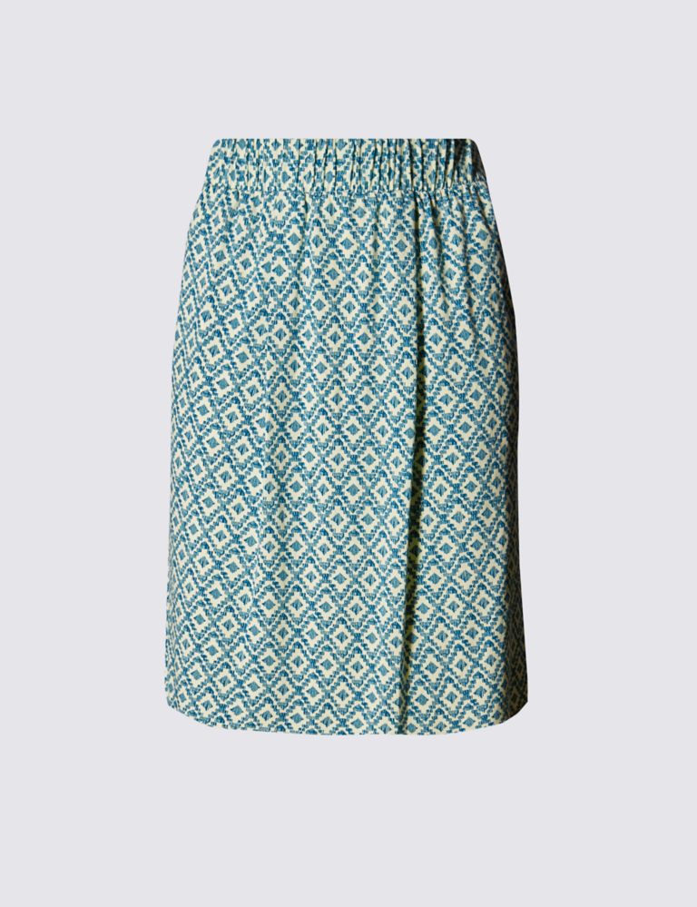 Geometric Print Straight Skirt 2 of 3