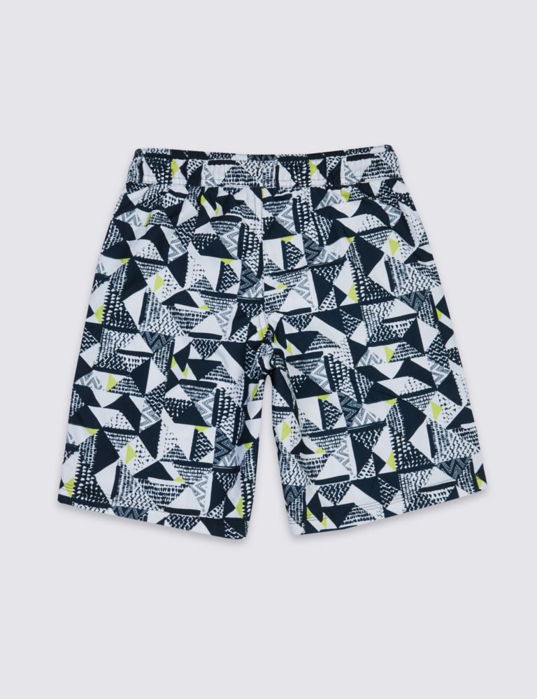 Geometric Print Swim Shorts (3-14 Years) 2 of 4