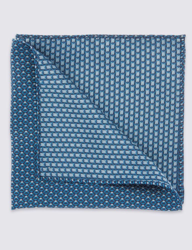 Geometric Print Tie & Pocket Square Set 3 of 5