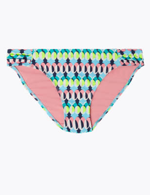 ruched hipster bikini bottoms