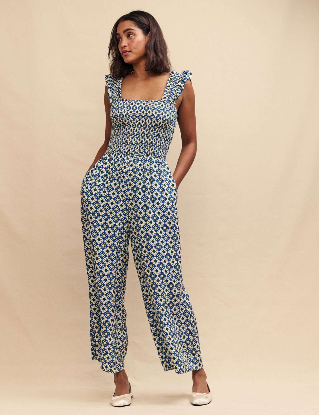 Geometric Strappy Jumpsuit 4 of 5