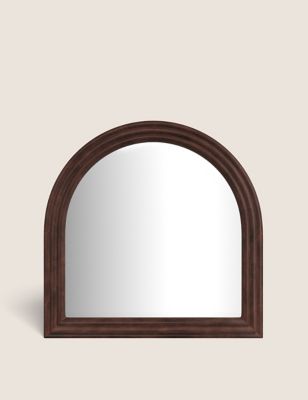 Georgette Curved Hanging Mantle Mirror Image 2 of 7