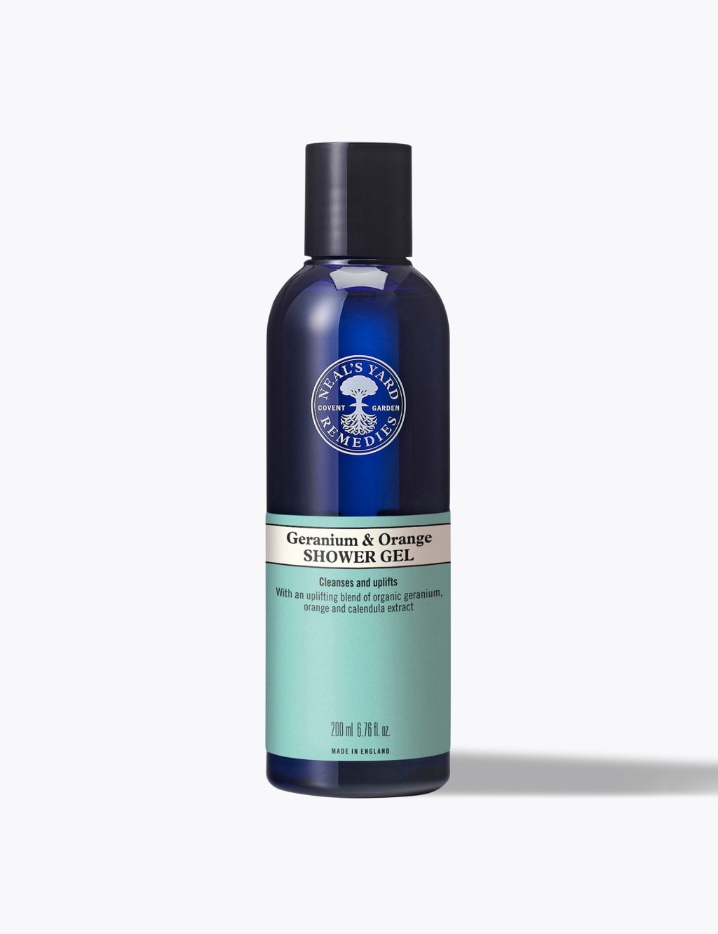 Geranium & Orange Shower Gel 200ml Neal's Yard Remedies M&S