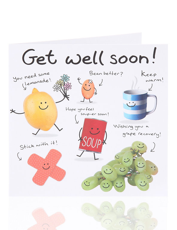 Get Well Soon Greetings Card Image 1 of 2