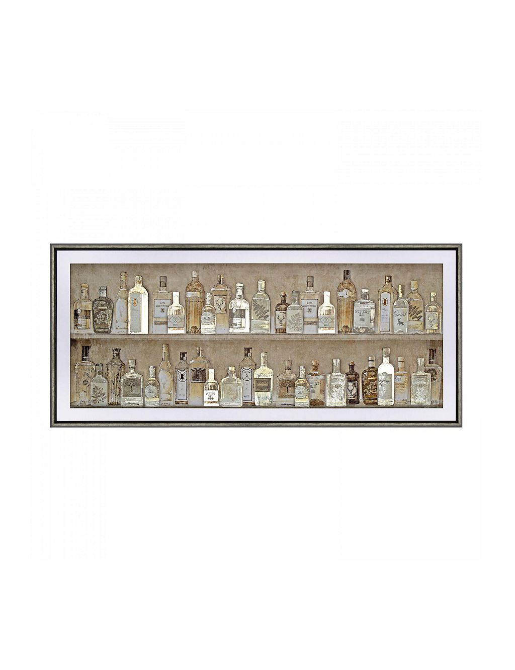 Gin Collection Rectangle Framed Art 3 of 3