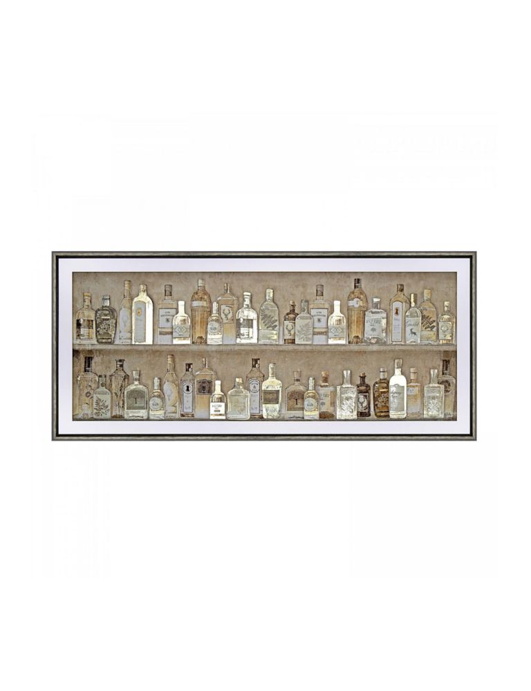 Gin Collection Rectangle Framed Art 1 of 3