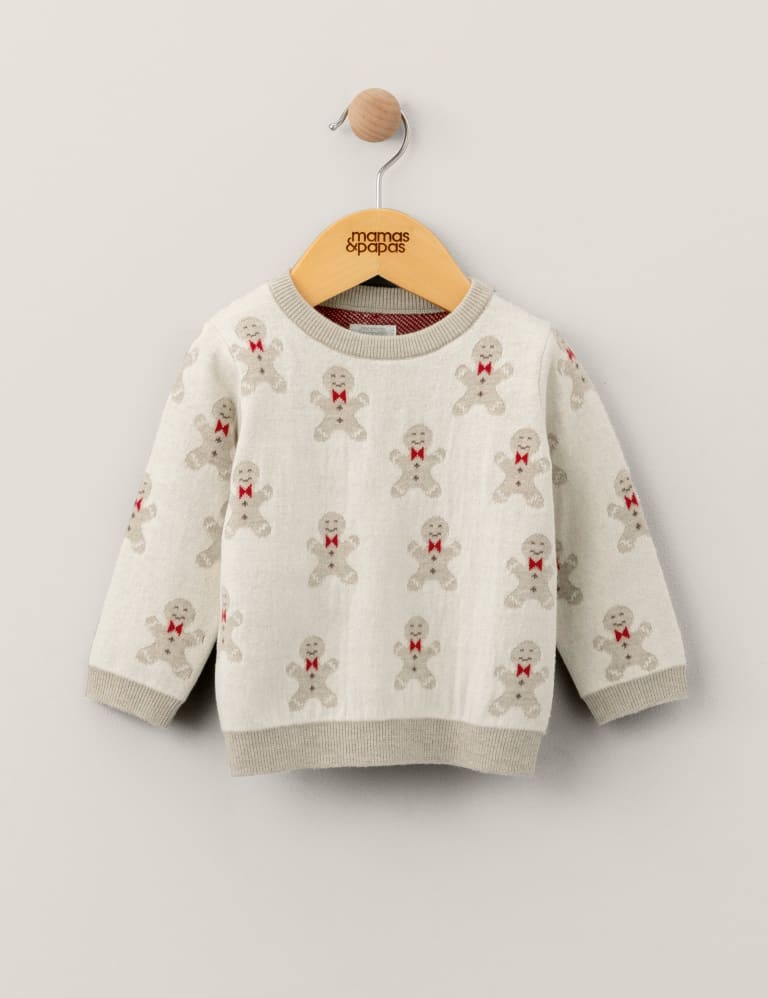Gingerbread Christmas Jumper 0 3 Yrs Mamas Papas M S