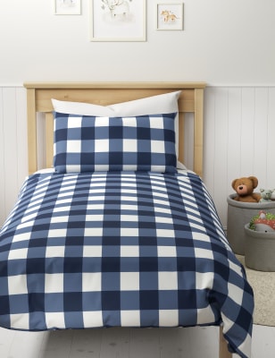 Gingham Check Bedding Set M S