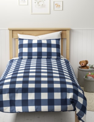 Gingham Check Bedding Set M S