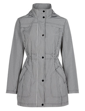 Gingham Checked Parka with Stormwear™ Image 2 of 6