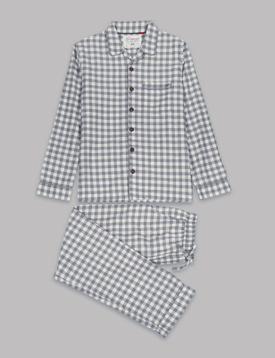 baby gingham pyjamas