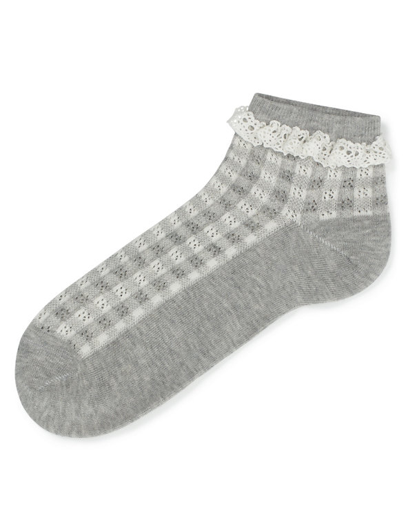Gingham Checked Socks Image 1 of 1