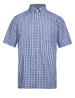 Gingham Easy Care Shirt Image 2 of 3