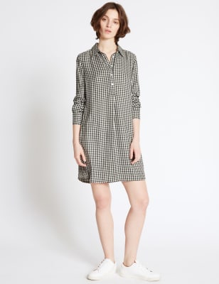 Marks and clearance spencer gingham dress