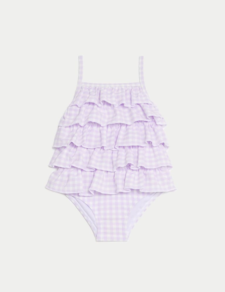 Gingham Swimsuit (0-3 Yrs) 1 of 3