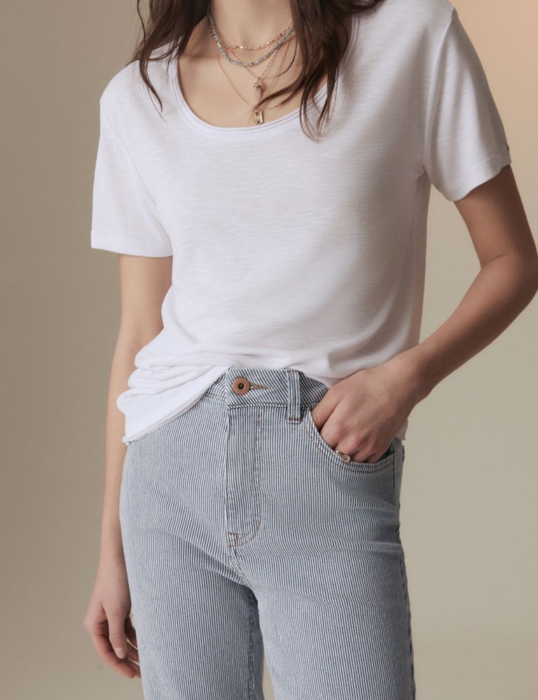 Girlfriend High Waisted Tapered Jeans 3 of 7