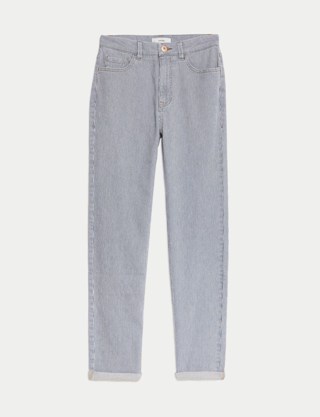 Girlfriend High Waisted Tapered Jeans 1 of 7