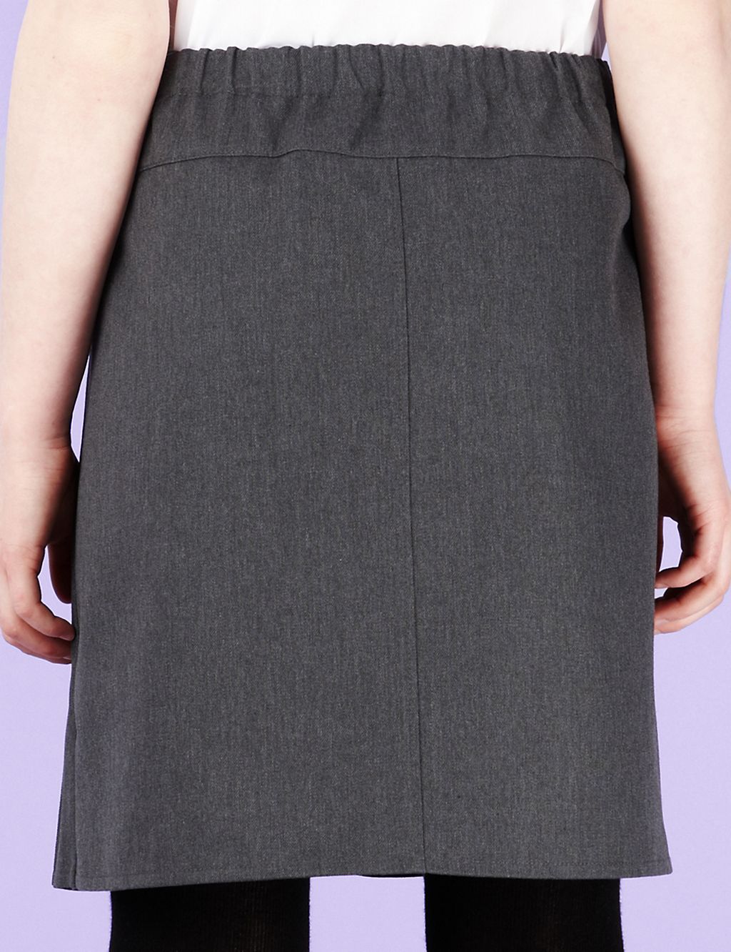 Girls' Button Waist Pleat Skirt with Stormwear+™ 7 of 7