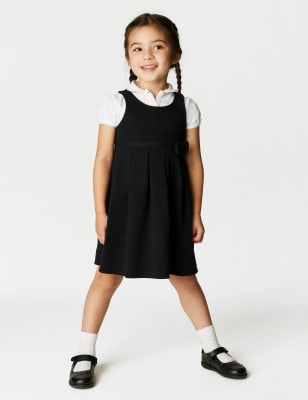 m&s school pinafore