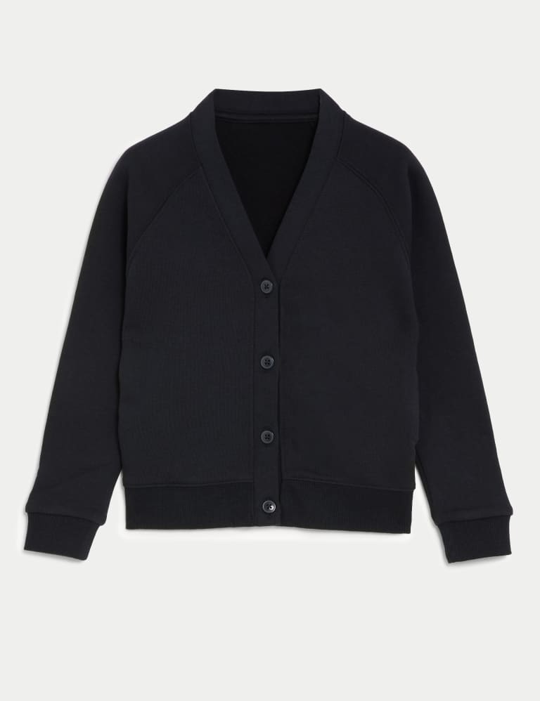 Girls white school cardigan clearance