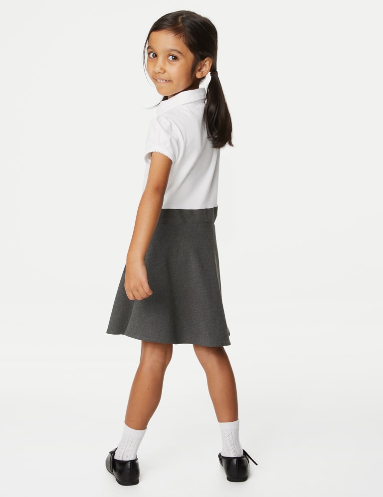 Girls' Cotton Rich School Pinafore (2-14 Yrs) 4 of 4