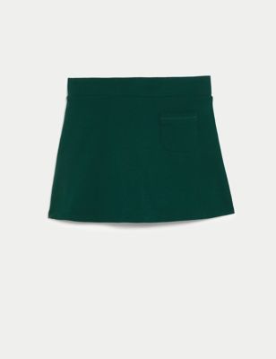 Girls' Cotton with Stretch Sports Skorts (2-16 Yrs) Image 2 of 7