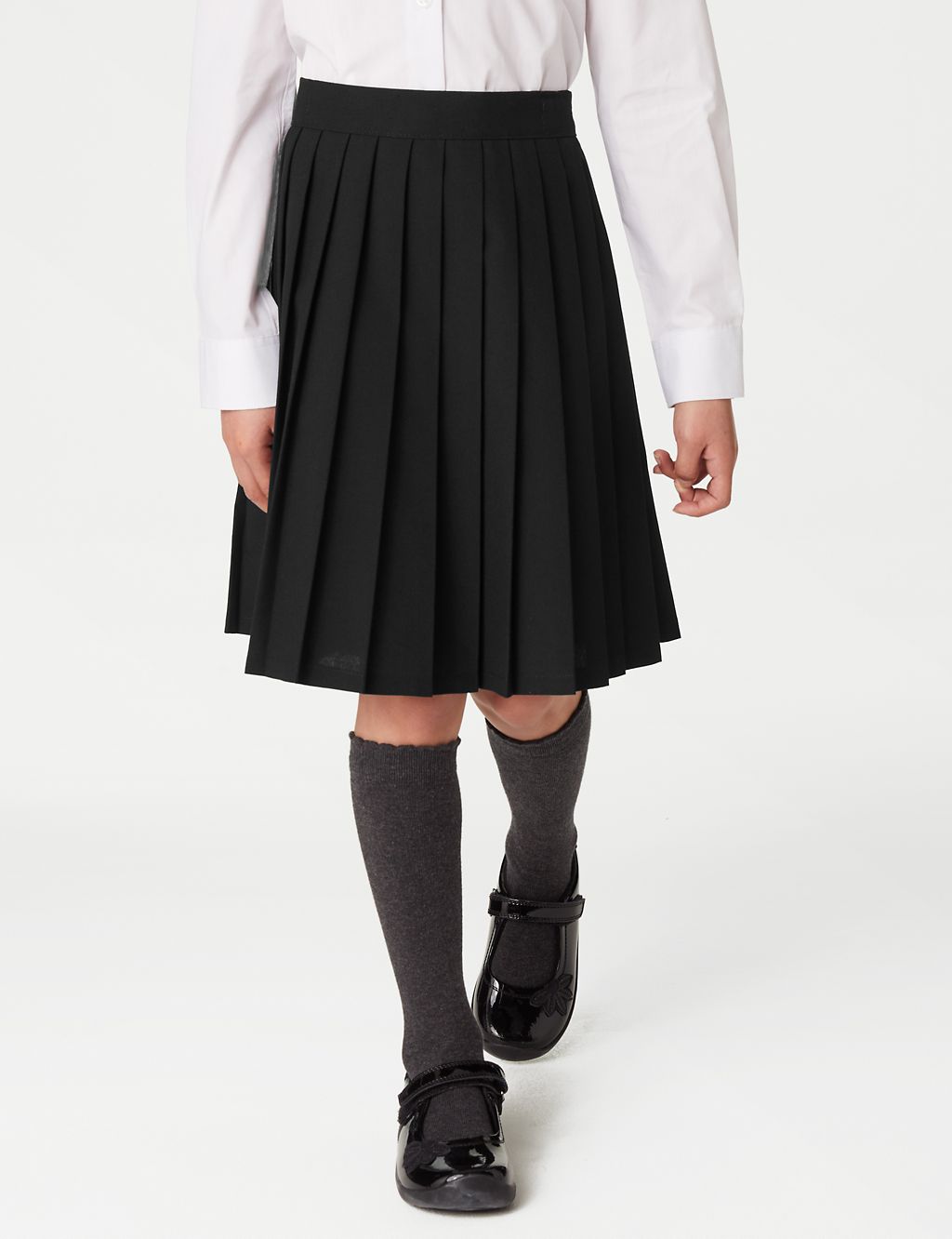Girls' Easy Dressing Pull On School Skirt (2-16 Yrs) 2 of 6