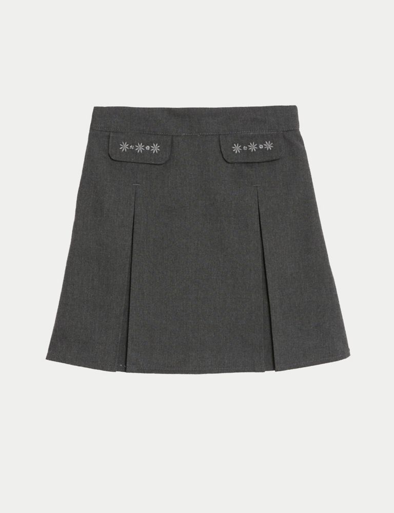 Girls' Embroidered School Skirt (2-18 Yrs) 2 of 6
