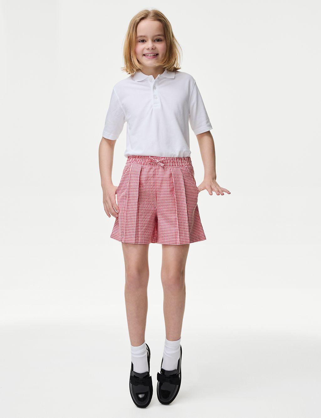 Girls' Gingham School Shorts (2-14 Yrs) 3 of 5