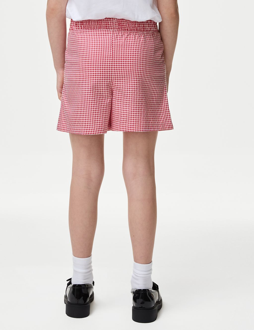 Girls' Gingham School Shorts (2-14 Yrs) 5 of 5