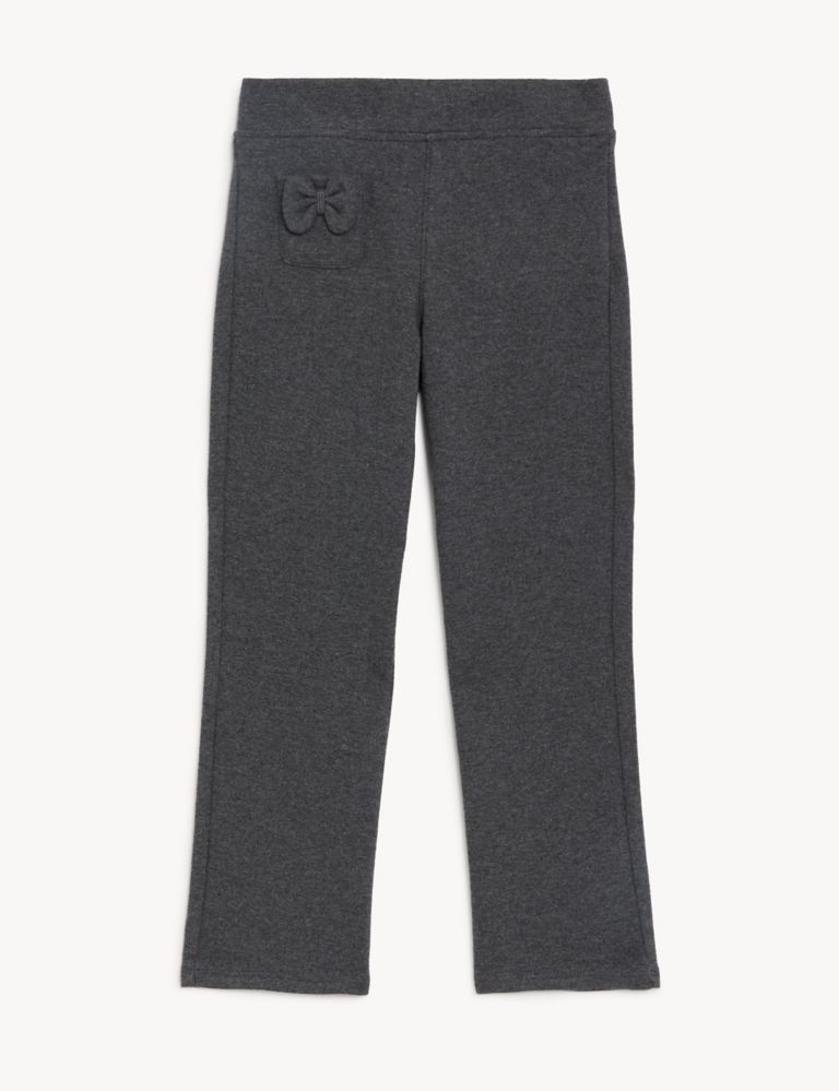 Girls' Jersey Bow School Trousers (2-14 Yrs) 2 of 5