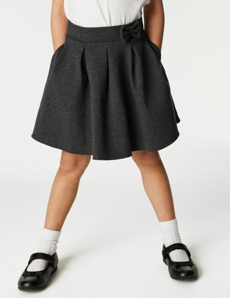 Grey jersey skirt school best sale