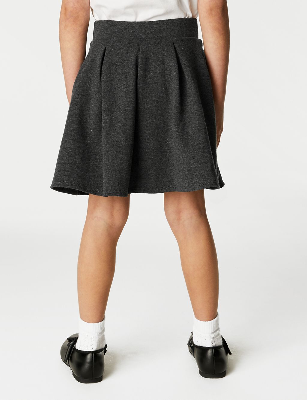 Girls' Jersey Pleated School Skirt (2-14 Yrs) 5 of 5