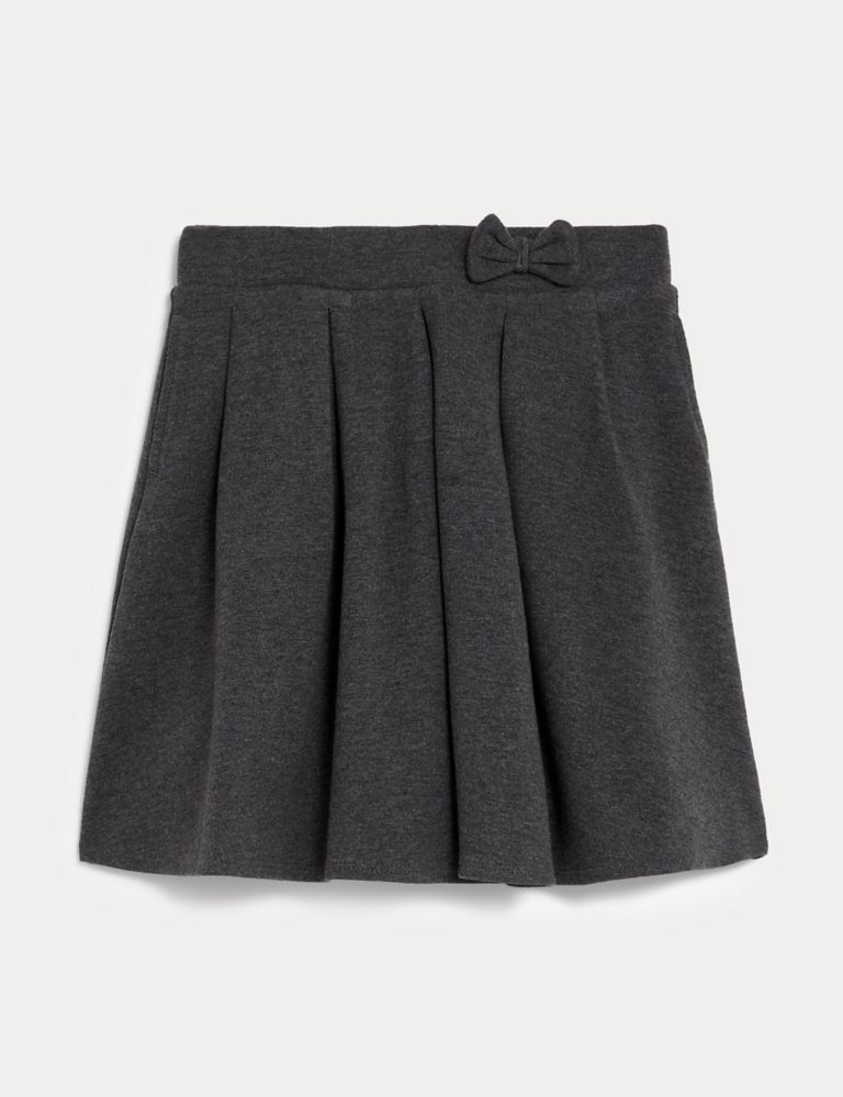 Girls' Jersey Pleated School Skirt (2-14 Yrs) 2 of 5