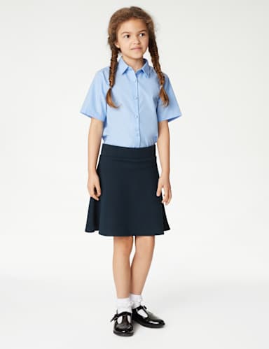 Girls' Jersey School Skort (2-18 Yrs) 1 of 5