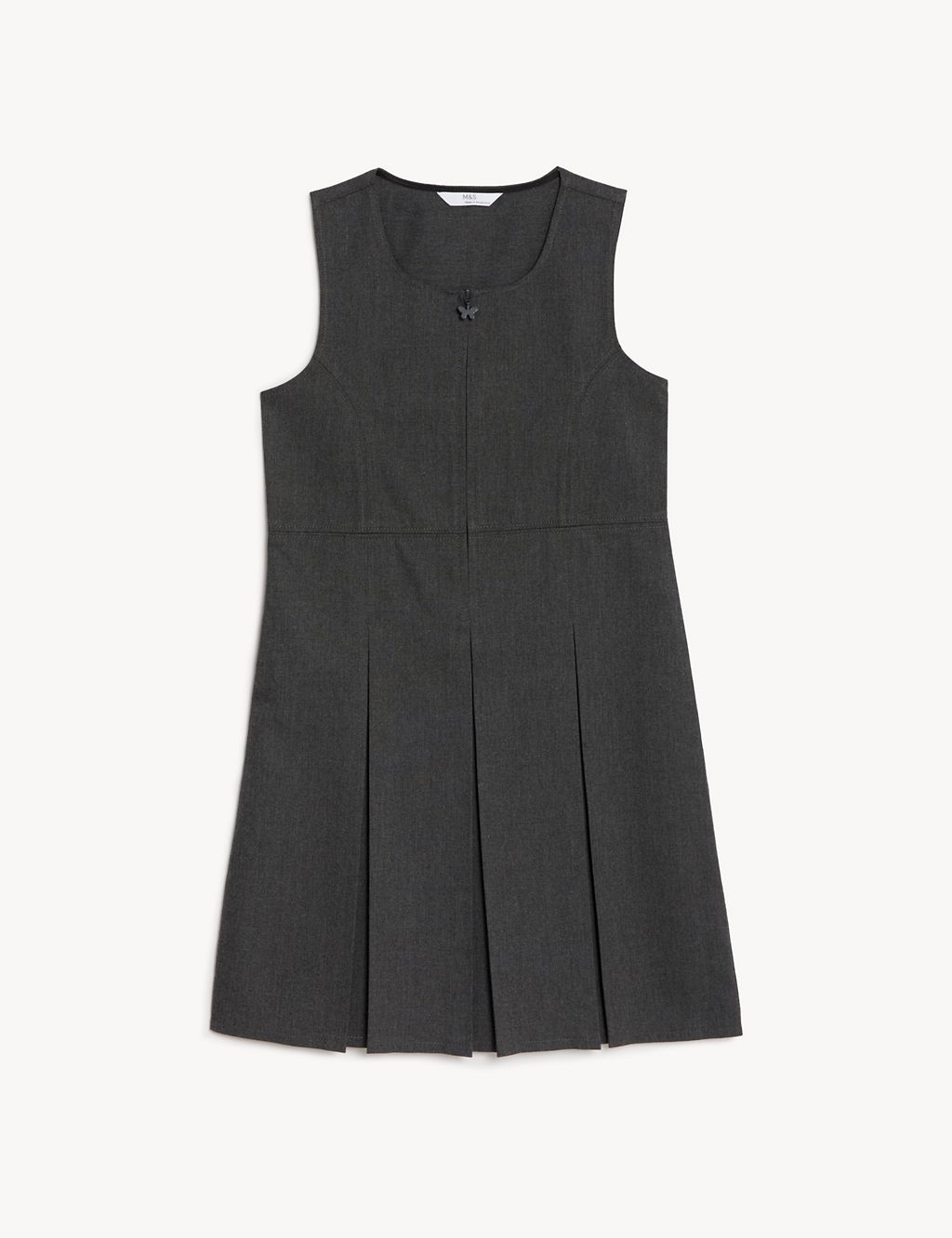 Girls' Longer Length Pleated School Pinafore (2-12 Yrs) 1 of 5