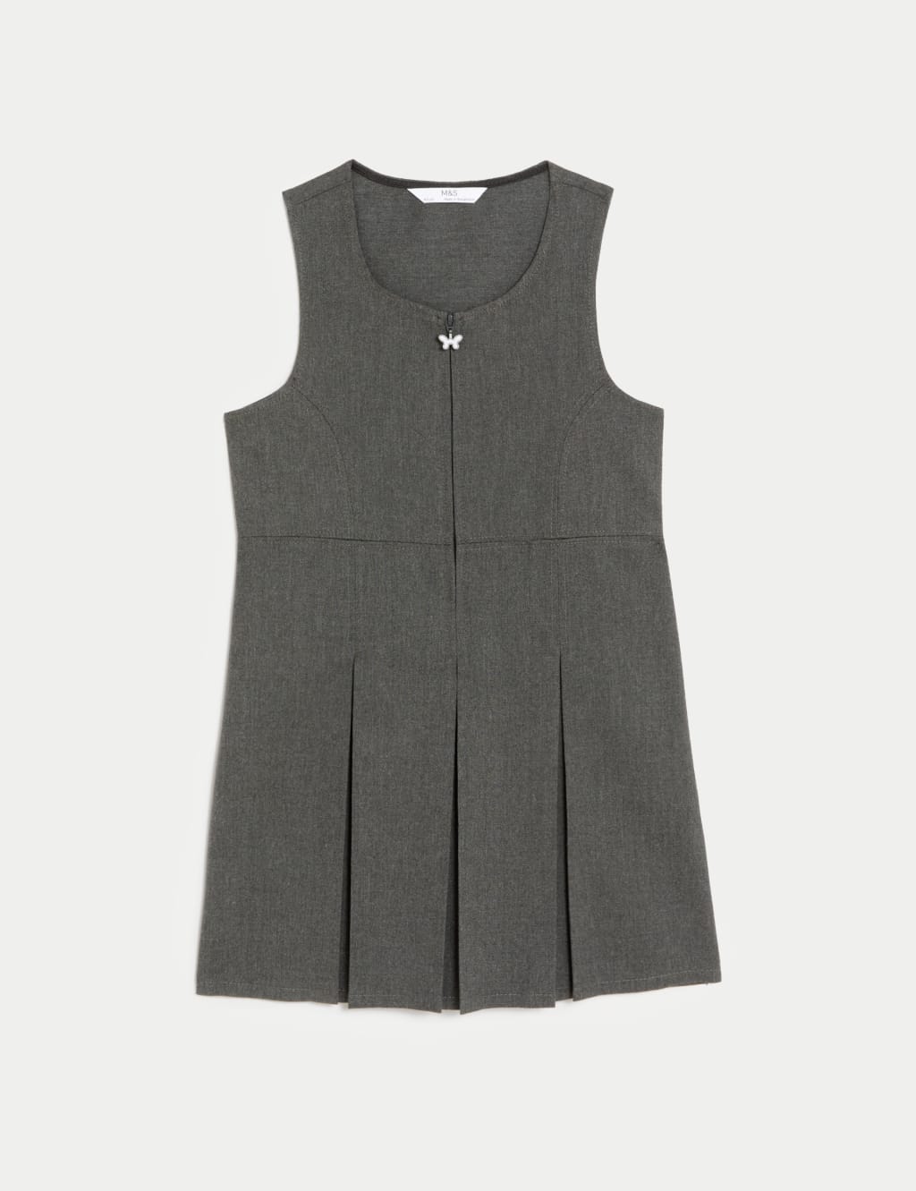 Girls' Permanent Pleats School Pinafore (2-12 Yrs) 2 of 5