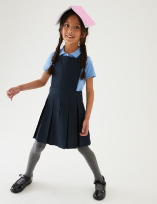 navy pinafore school dress