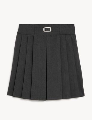 Girls' Permanent Pleats School Skirt (2-16 Yrs) Image 2 of 4